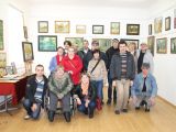Warsztat Terapii Zajęciowej w Parczewie na wystawie „Malarstwo” w Parczewskim Domu Kultury