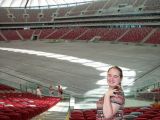na stadionie